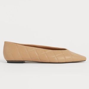 H&M quilted ballet flat